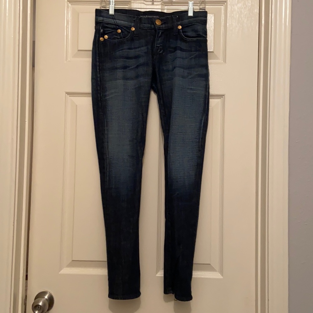 Rock & Republic skinny jeans with ankle zip